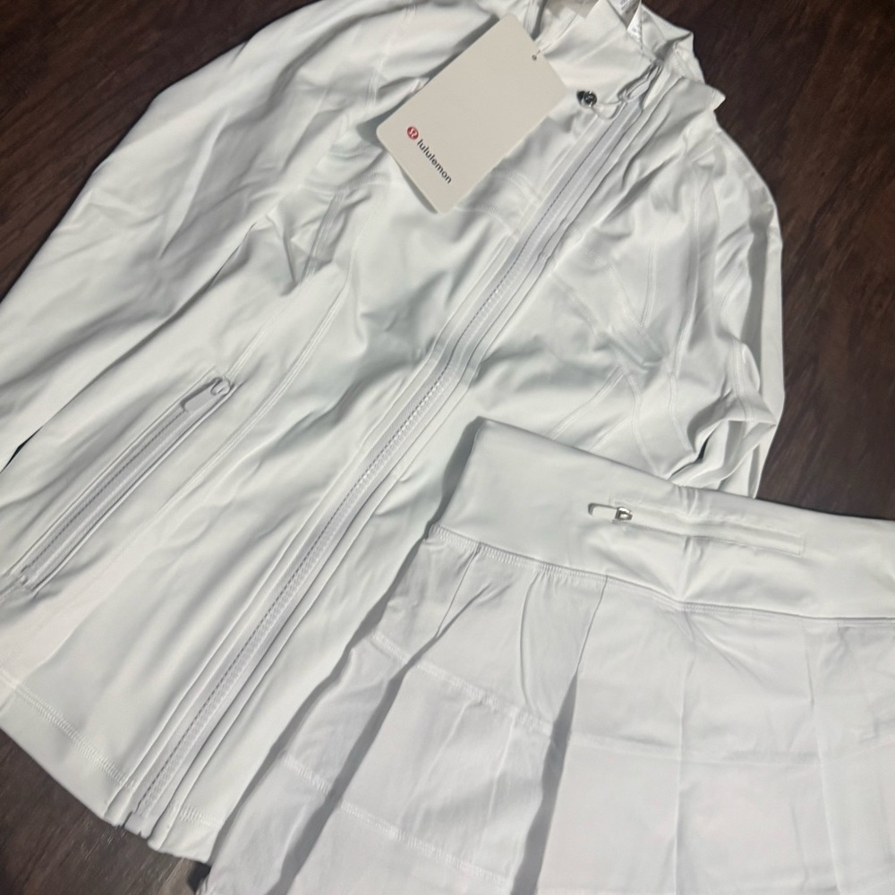 lululemon athletica White Athletic Skirt Set
